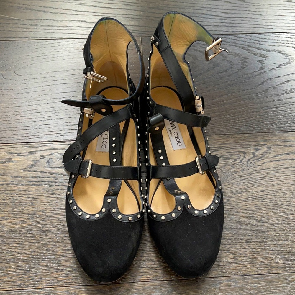 Jimmy Choo caged flats